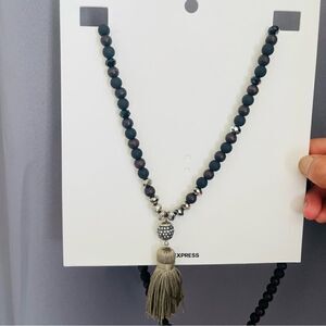 Express Long Necklace Tassel 32”